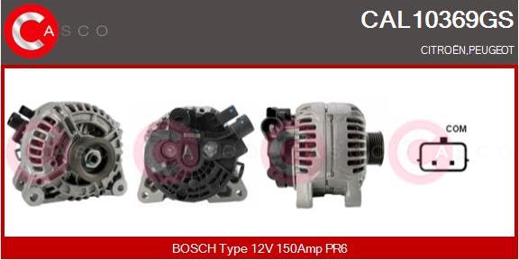 Casco CAL10369GS - Alternatore www.autoricambi360.it