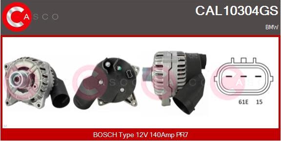 Casco CAL10304GS - Alternatore www.autoricambi360.it