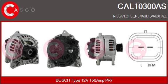 Casco CAL10300AS - Alternatore www.autoricambi360.it