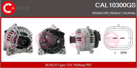Casco CAL10300GS - Alternatore www.autoricambi360.it
