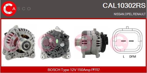 Casco CAL10302RS - Alternatore www.autoricambi360.it
