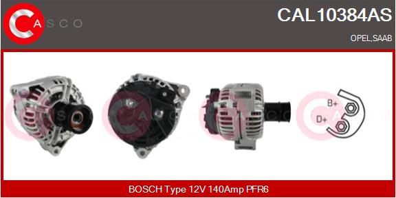 Casco CAL10384AS - Alternatore www.autoricambi360.it