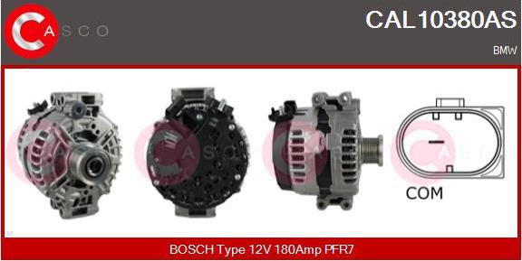 Casco CAL10380AS - Alternatore www.autoricambi360.it