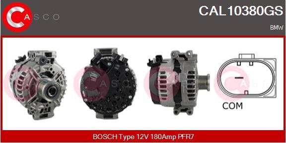 Casco CAL10380GS - Alternatore www.autoricambi360.it