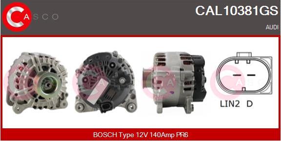 Casco CAL10381GS - Alternatore www.autoricambi360.it