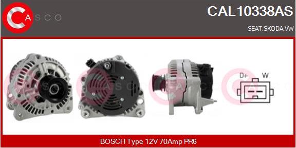 Casco CAL10338AS - Alternatore www.autoricambi360.it