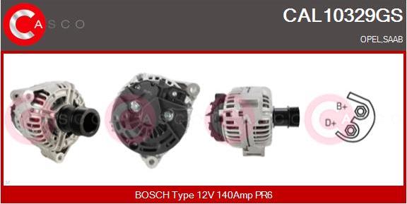 Casco CAL10329GS - Alternatore www.autoricambi360.it