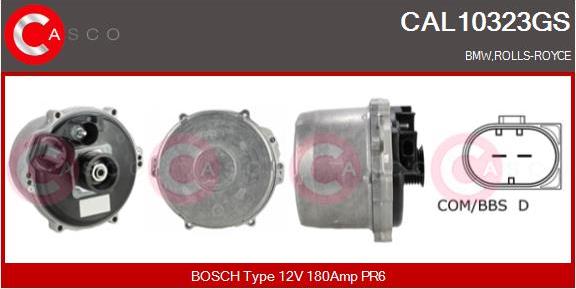 Casco CAL10323GS - Alternatore www.autoricambi360.it