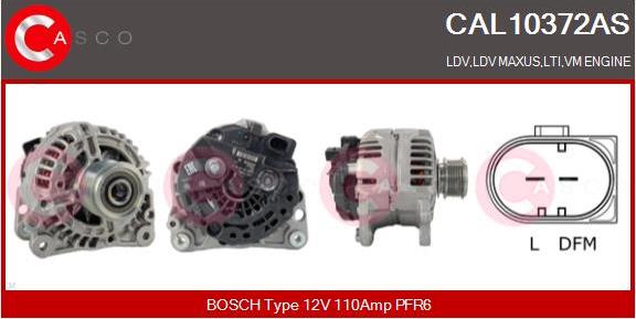 Casco CAL10372AS - Alternatore www.autoricambi360.it