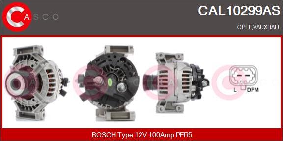 Casco CAL10299AS - Alternatore www.autoricambi360.it