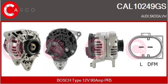 Casco CAL10249GS - Alternatore www.autoricambi360.it