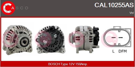 Casco CAL10255AS - Alternatore www.autoricambi360.it