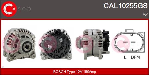Casco CAL10255GS - Alternatore www.autoricambi360.it