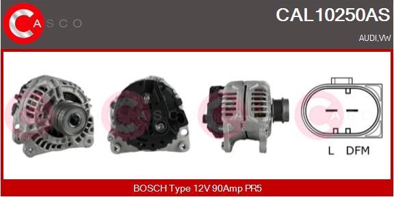 Casco CAL10250AS - Alternatore www.autoricambi360.it