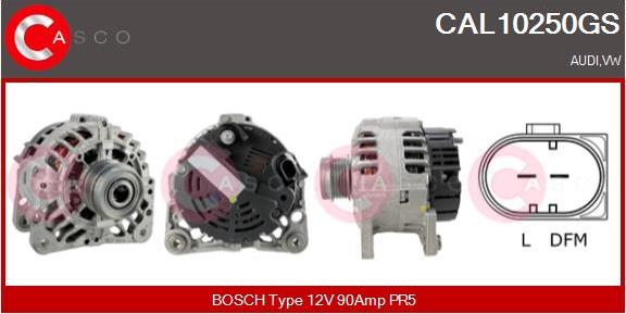 Casco CAL10250GS - Alternatore www.autoricambi360.it