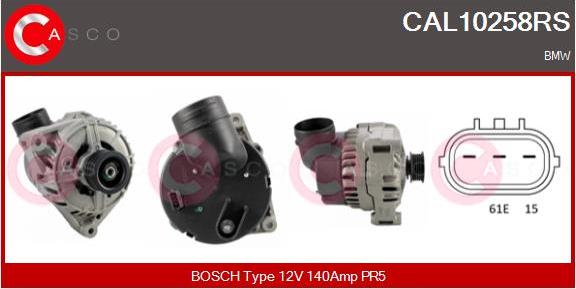 Casco CAL10258RS - Alternatore www.autoricambi360.it