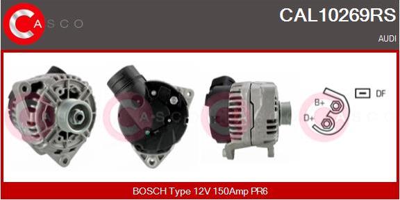 Casco CAL10269RS - Alternatore www.autoricambi360.it