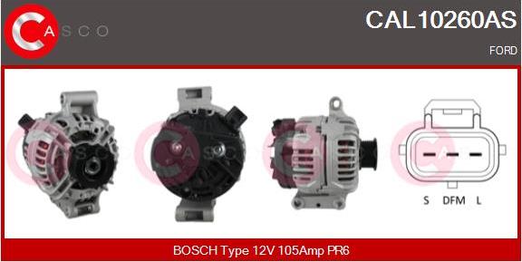 Casco CAL10260AS - Alternatore www.autoricambi360.it