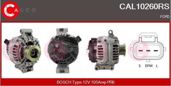 Casco CAL10260RS - Alternatore www.autoricambi360.it