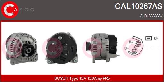 Casco CAL10267AS - Alternatore www.autoricambi360.it