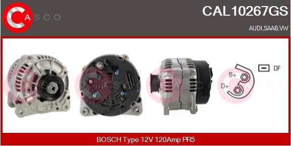 Casco CAL10267GS - Alternatore www.autoricambi360.it
