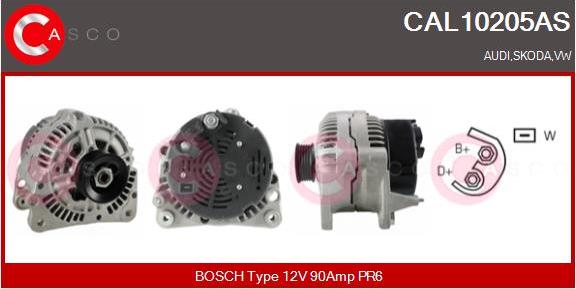 Casco CAL10205AS - Alternatore www.autoricambi360.it