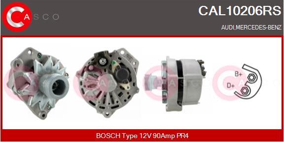 Casco CAL10206RS - Alternatore www.autoricambi360.it