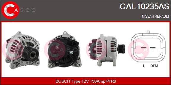 Casco CAL10235AS - Alternatore www.autoricambi360.it