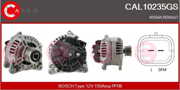 Casco CAL10235GS - Alternatore www.autoricambi360.it