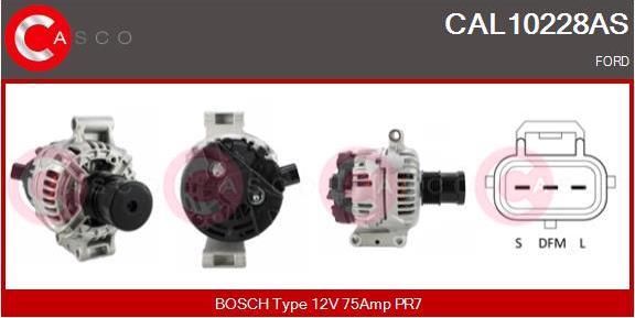 Casco CAL10228AS - Alternatore www.autoricambi360.it