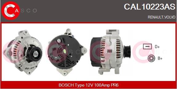 Casco CAL10223AS - Alternatore www.autoricambi360.it