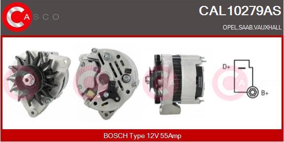 Casco CAL10279AS - Alternatore www.autoricambi360.it