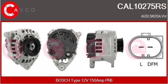 Casco CAL10275RS - Alternatore www.autoricambi360.it
