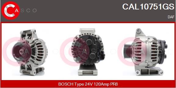 Casco CAL10751GS - Alternatore www.autoricambi360.it