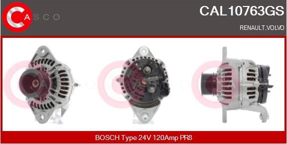 Casco CAL10763GS - Alternatore www.autoricambi360.it