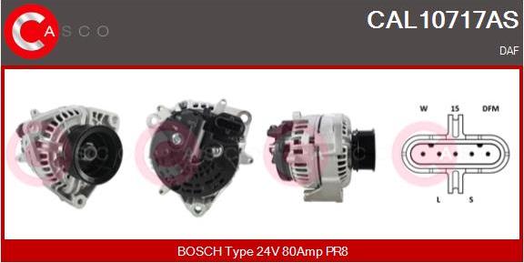 Casco CAL10717AS - Alternatore www.autoricambi360.it