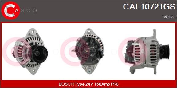 Casco CAL10721GS - Alternatore www.autoricambi360.it