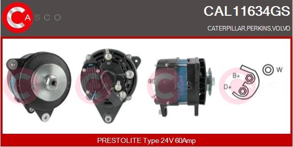 Casco CAL11634GS - Alternatore www.autoricambi360.it