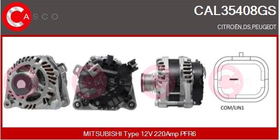 Casco CAL35408GS - Alternatore www.autoricambi360.it