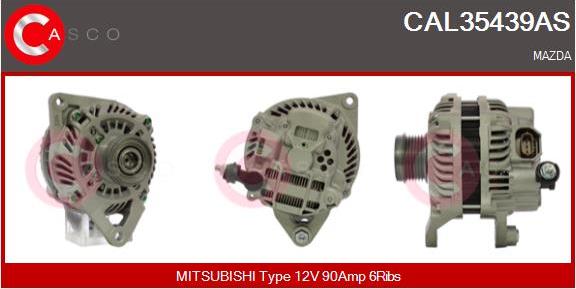 Casco CAL35439AS - Alternatore www.autoricambi360.it