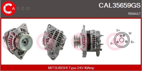 Casco CAL35659GS - Alternatore www.autoricambi360.it