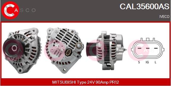 Casco CAL35600AS - Alternatore www.autoricambi360.it