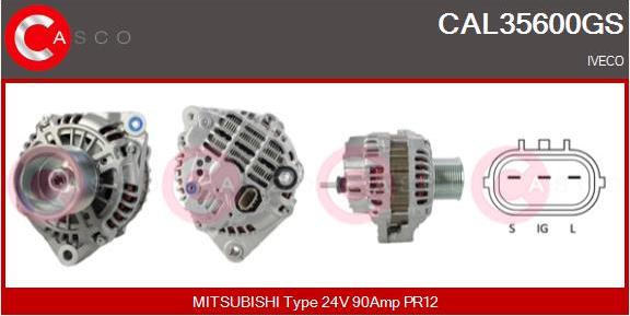 Casco CAL35600GS - Alternatore www.autoricambi360.it