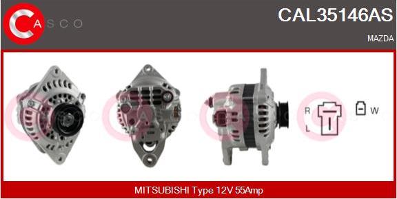 Casco CAL35146AS - Alternatore www.autoricambi360.it