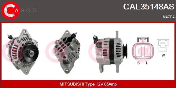 Casco CAL35148AS - Alternatore www.autoricambi360.it