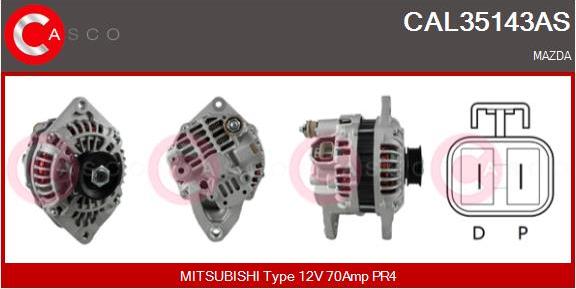 Casco CAL35143AS - Alternatore www.autoricambi360.it