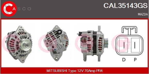 Casco CAL35143GS - Alternatore www.autoricambi360.it