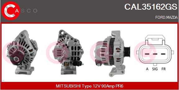 Casco CAL35162GS - Alternatore www.autoricambi360.it