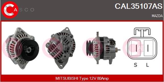Casco CAL35107AS - Alternatore www.autoricambi360.it