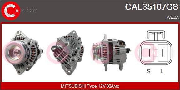 Casco CAL35107GS - Alternatore www.autoricambi360.it